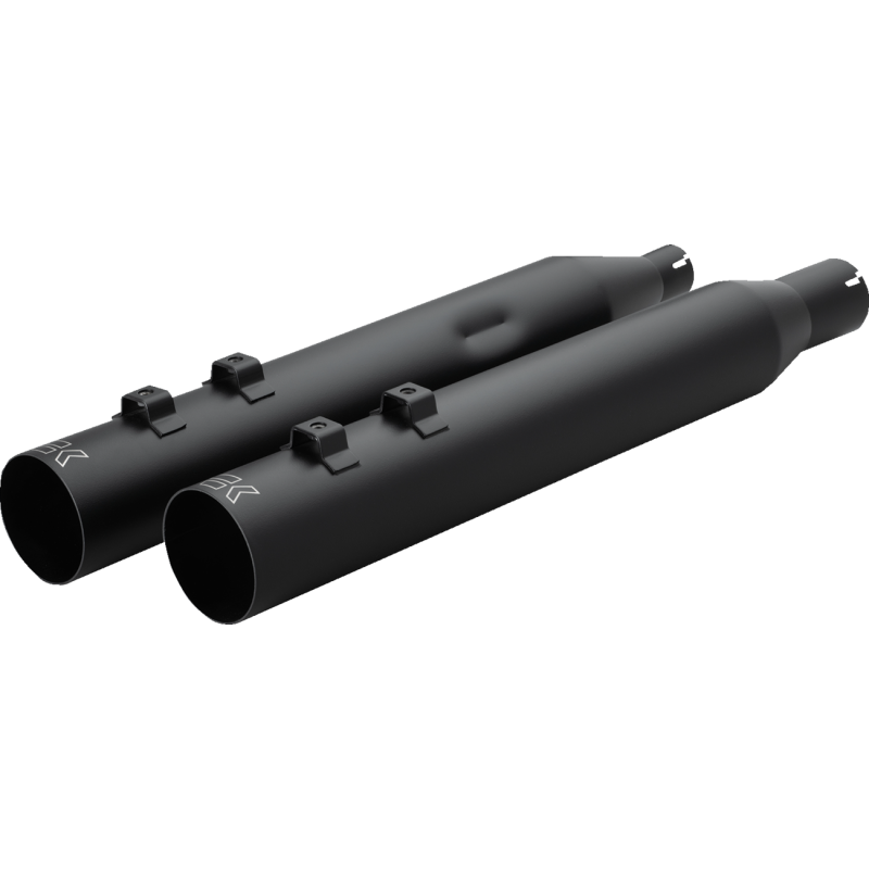 Slip-On Straight Cut Muffler - 4" - M8 - BLK