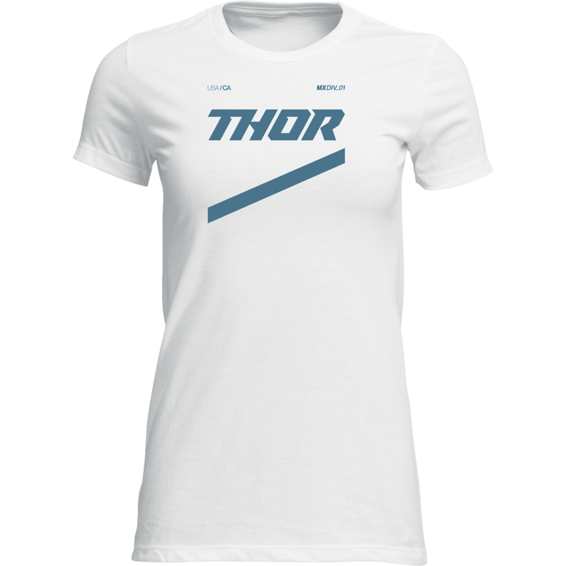 TEE WOMENS BRAVE WHITE MD