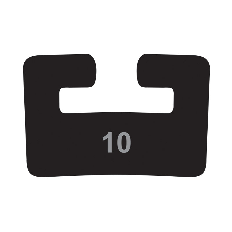 SLIDER - PROFILE 10 A-C/YAM 64.00 IN - BLK