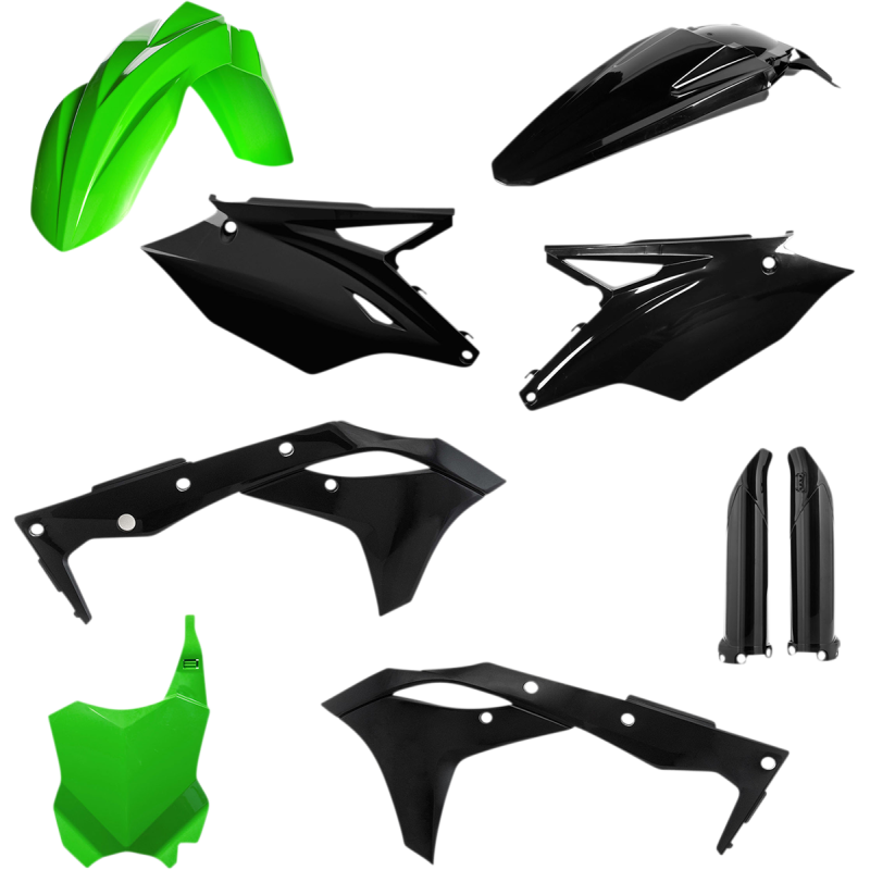 PLASTIC KIT F KX250F G/BK