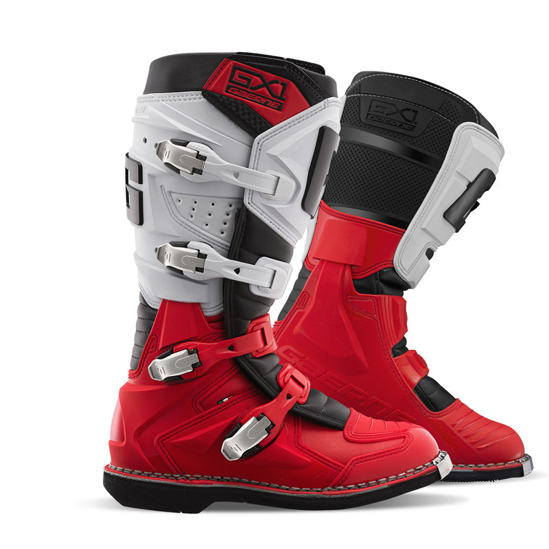 GX-1 MX BOOTS - RED/WHITE (44)