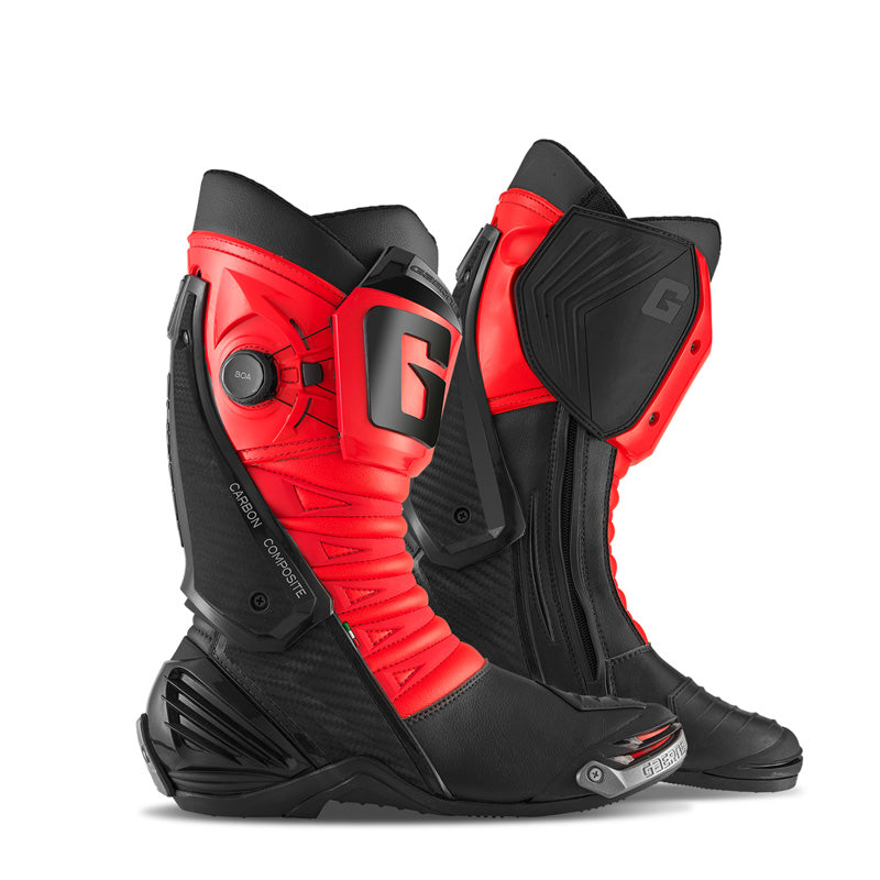 @GP1 LS BOOTS - BLACK/FLUO RED - 44