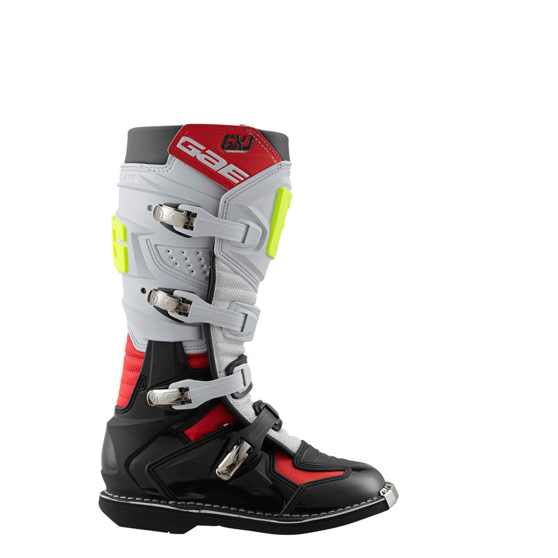 @GX-J JUNIOR MX BOOTS - BLACK/WHITE/RED (36)
