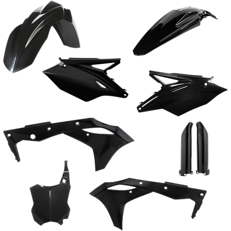 PLASTIC KIT F KX250F BK