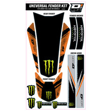 UNIVERSAL FENDER TRIM KIT, ORANGE MONSTER
