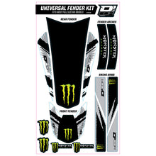 UNIVERSAL FENDER TRIM KIT, WHITE MONSTER
