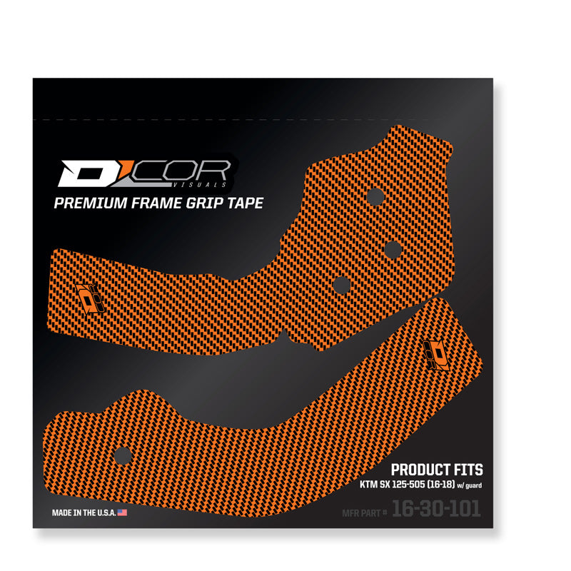 FRAME GRIP TAPE ORG KTM SX125-505 16-18 W/G