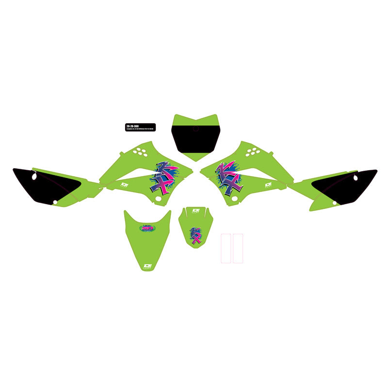 CMPLT KIT « 93 RETRO » KAWASAKI KXF 450 WHT BG