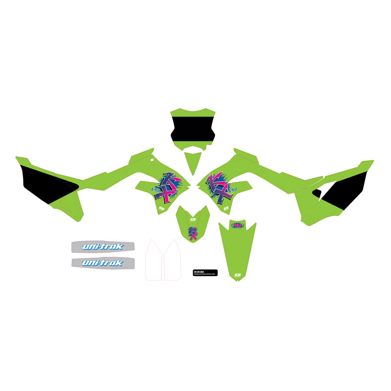 CMPLT KIT « 93 RETRO » KAWASAKI KX 250 BLK BG