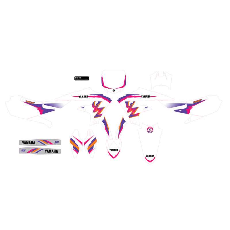 CMPLT KIT « 93 RETRO » YAMAHAYZ 450 WHT BG
