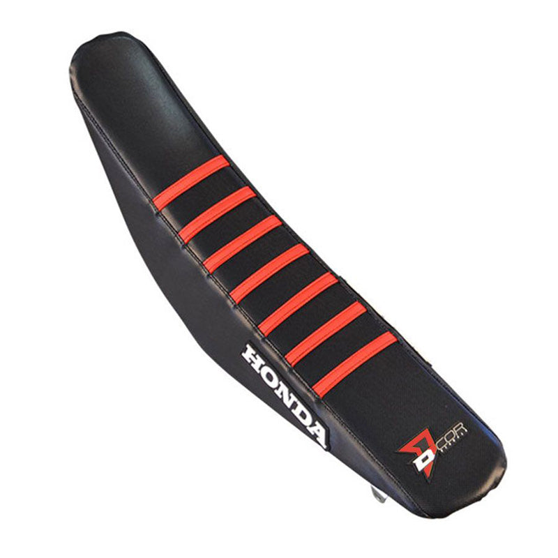 SEAT COVER BLACK/RED RIBS - HONDA CR125-250