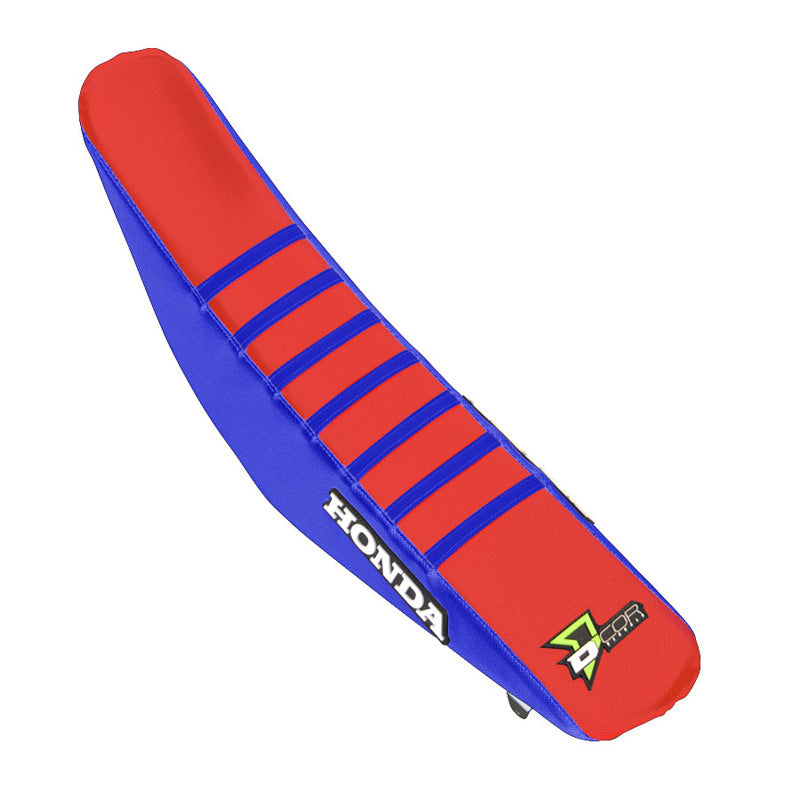 SEAT COVER BLU/RED/BLU HON CRF250(14-17)450(13-16)