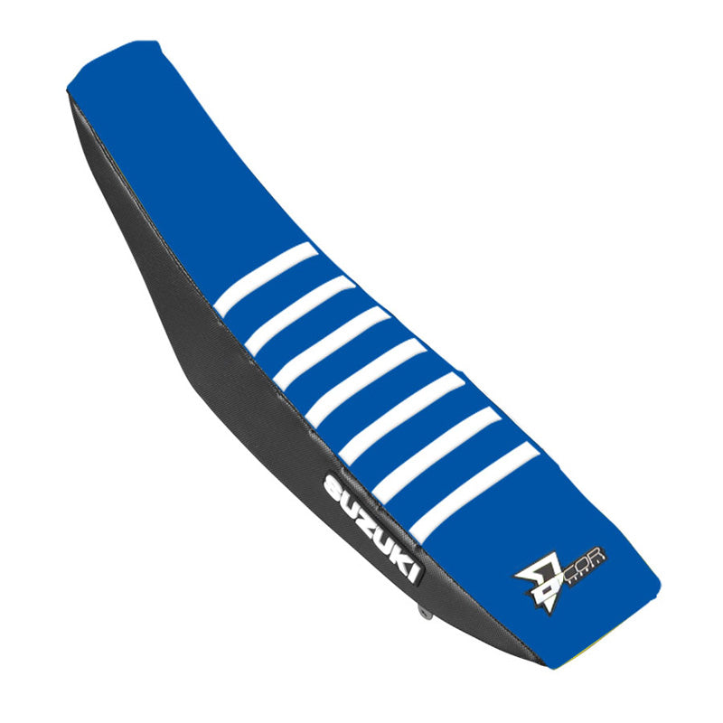 SEAT COVERBLK/BLU WHT SUZRMZ250(04-18)450(05-17)