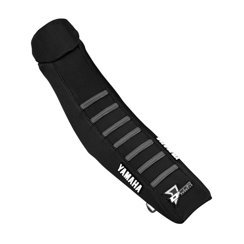 SEAT COVER YAMAHA YZ 125-250 BLACK/GRAY RIBS