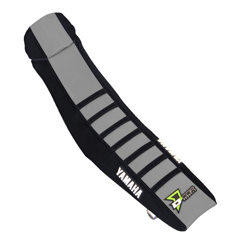 SEAT COVER YAMAHA YZF250-450 BLACK/GRAY/BLACK RIBS