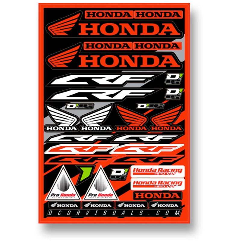 DECAL SHEET 12MM HONDA CRF 1