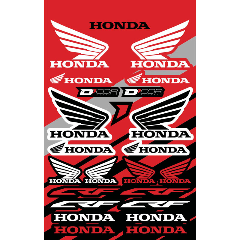 DECAL SHEET 12MM HONDA CRF 2