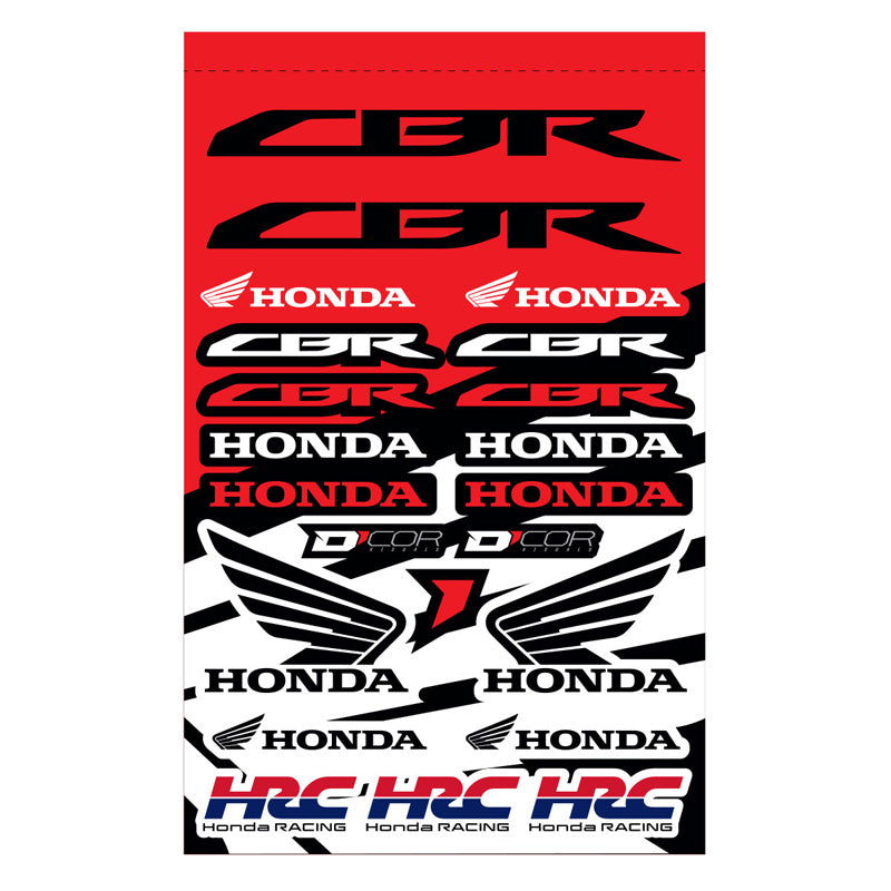 DECAL SHEET 12MM, HONDA STREET