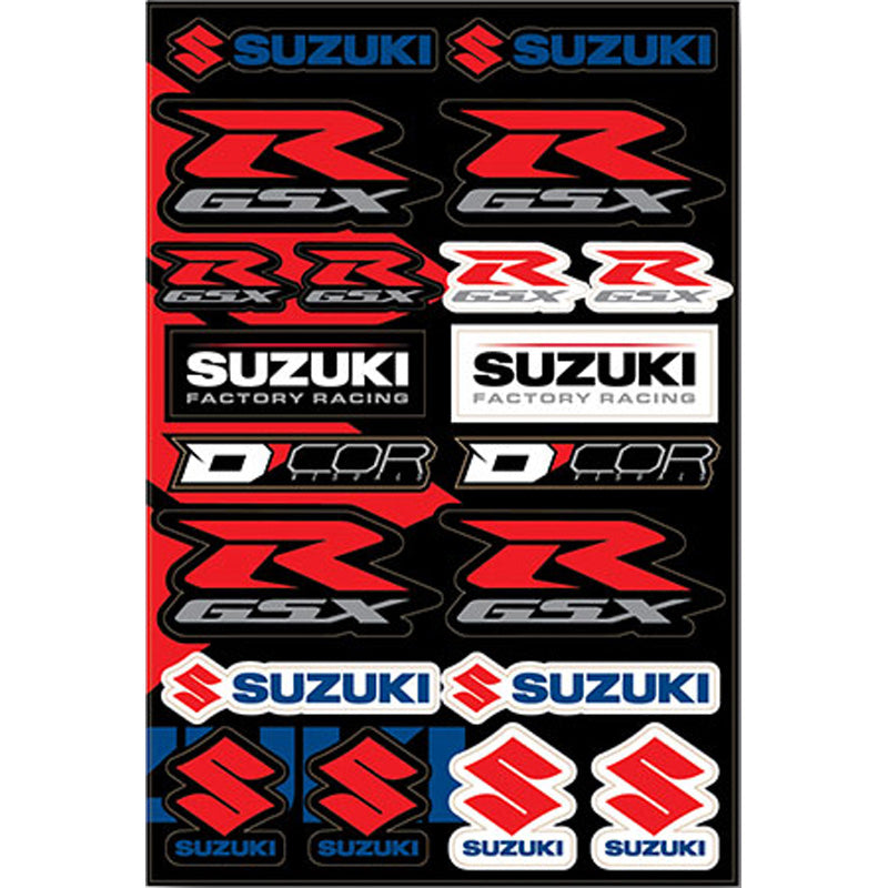 DECAL SHEET 12MM, SUZUKI STREET