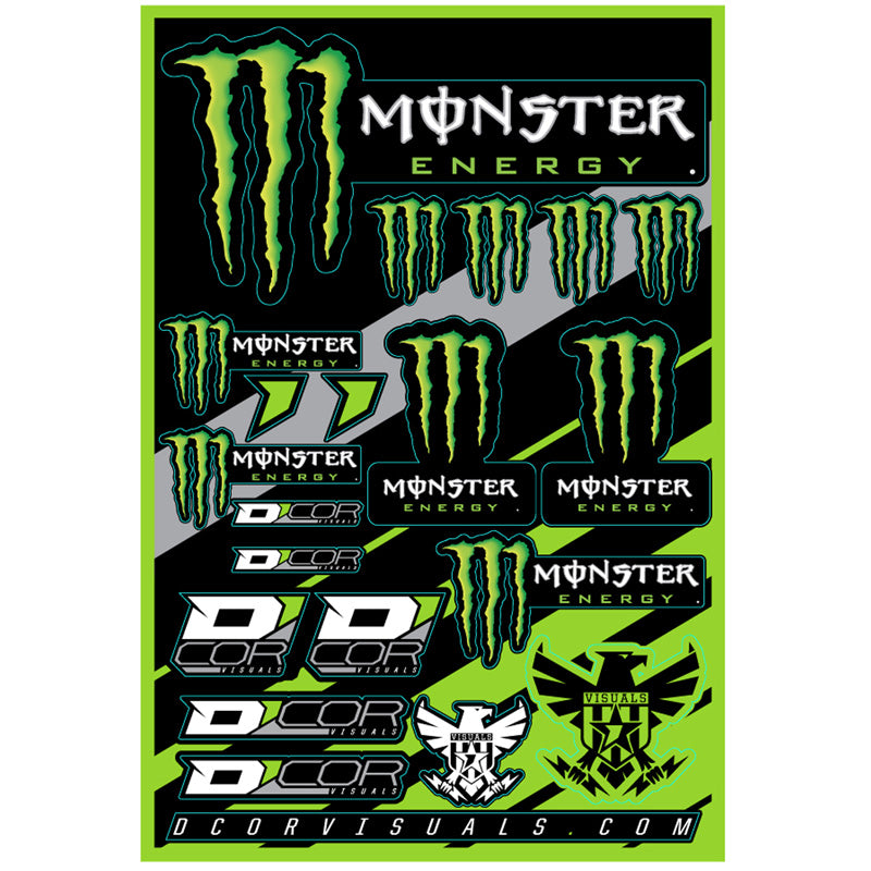 DECAL SHEET 4MM MONSTER ENERGY
