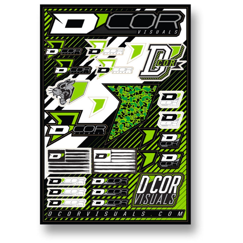DECAL SHEET 4MM D'COR LOGOS