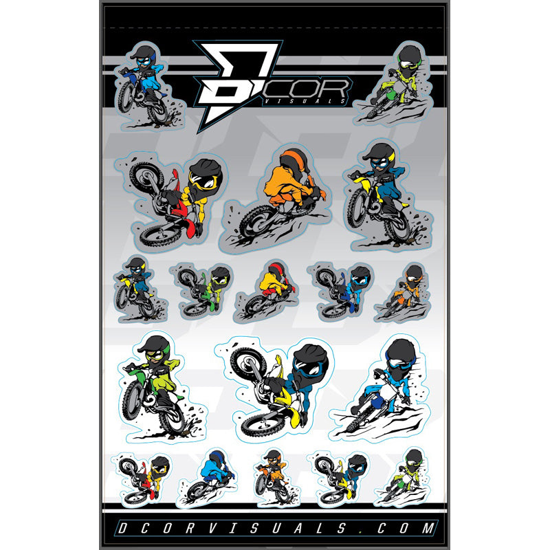DECAL SHEET 4MM D'COR CARICATURE
