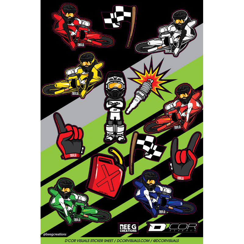 %DECAL SHEET 12MIL KIDS X BEEG