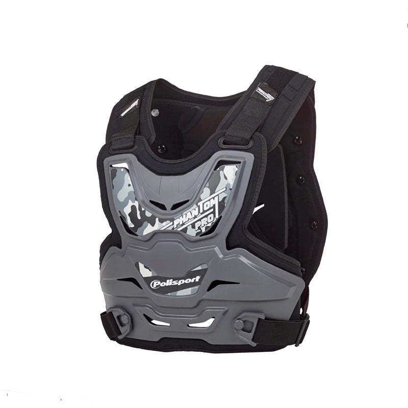 *CHEST PROT PHANTOM PRO  GREY