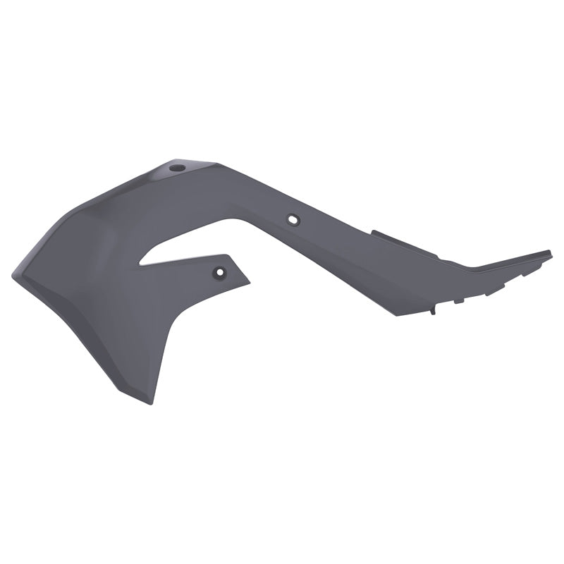 RADIATOR SCOOP KAWASAKI (GREY)