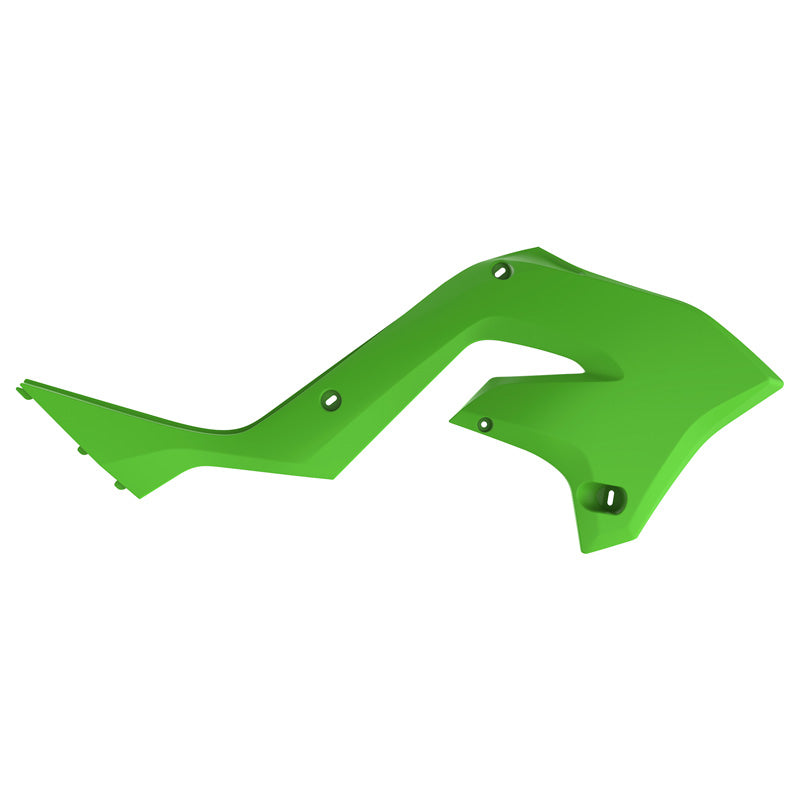 RADIATOR SCOOPS RESTYLING KAWASAKI (GREEN)