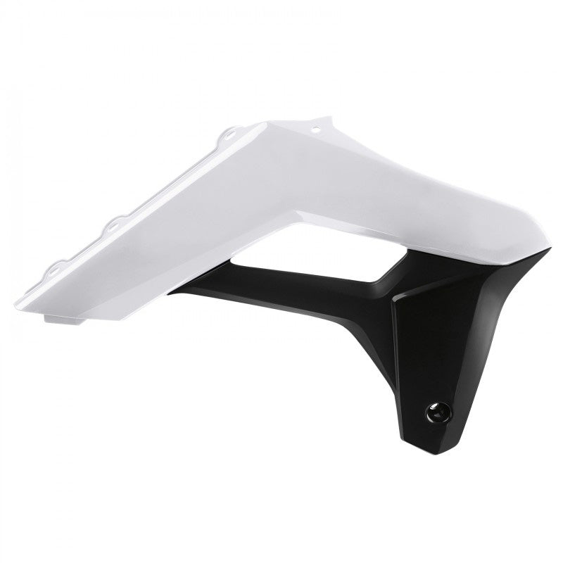 RADIATOR SCOOPS SHERCO (WHITE/BLACK)