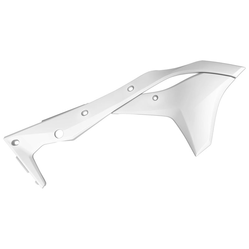 RADIATOR SCOOPS KAWASAKI (WHITE)