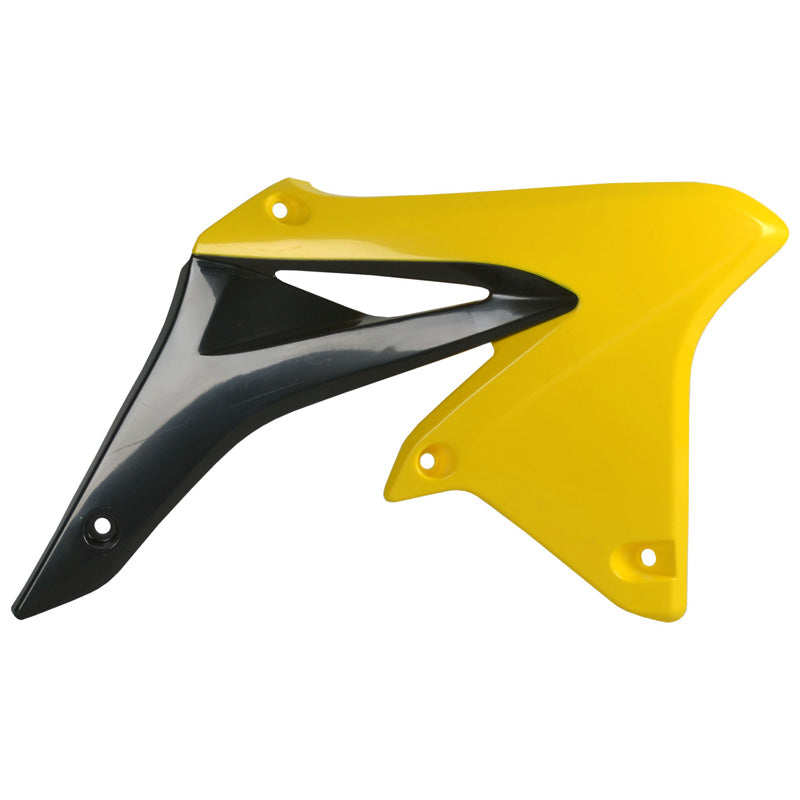 RADIATOR SCOOP SUZUKI (BLACK/YELLOW)