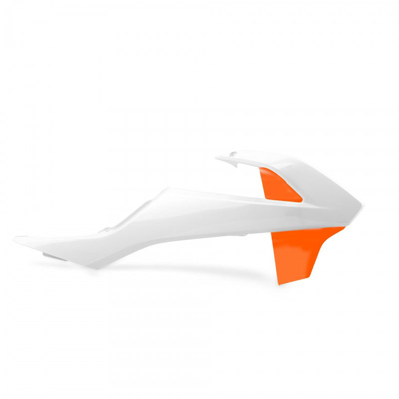 RADIATOR SCOOP KTM (WHITE/ORANGE)