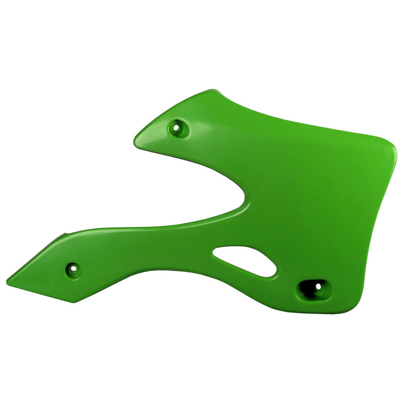RADIATOR SCOOP KAWASAKI (GREEN)
