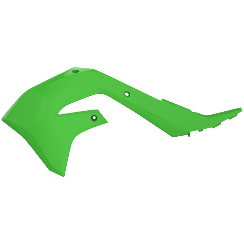 RADIATOR SCOOP KAWASAKI (GREEN)