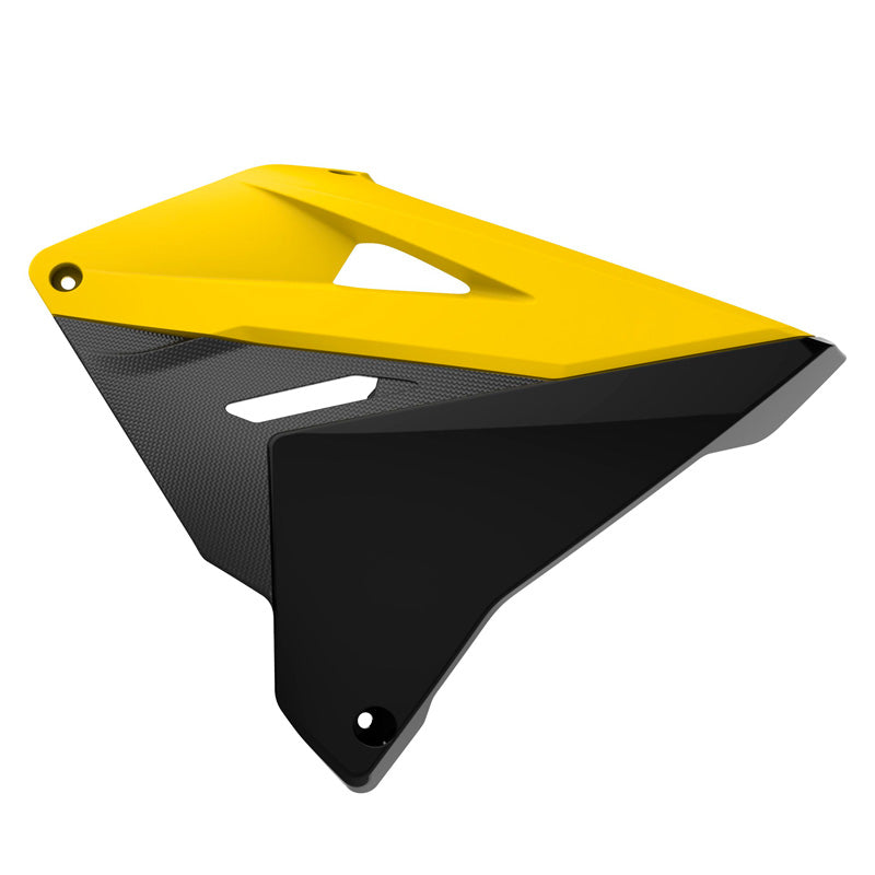 RADIATOR SCOOP SUZUKI (YELLOW/BLACK)