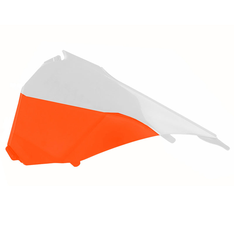 AIRBOX COVER KTM (WHITE/ORANGE)