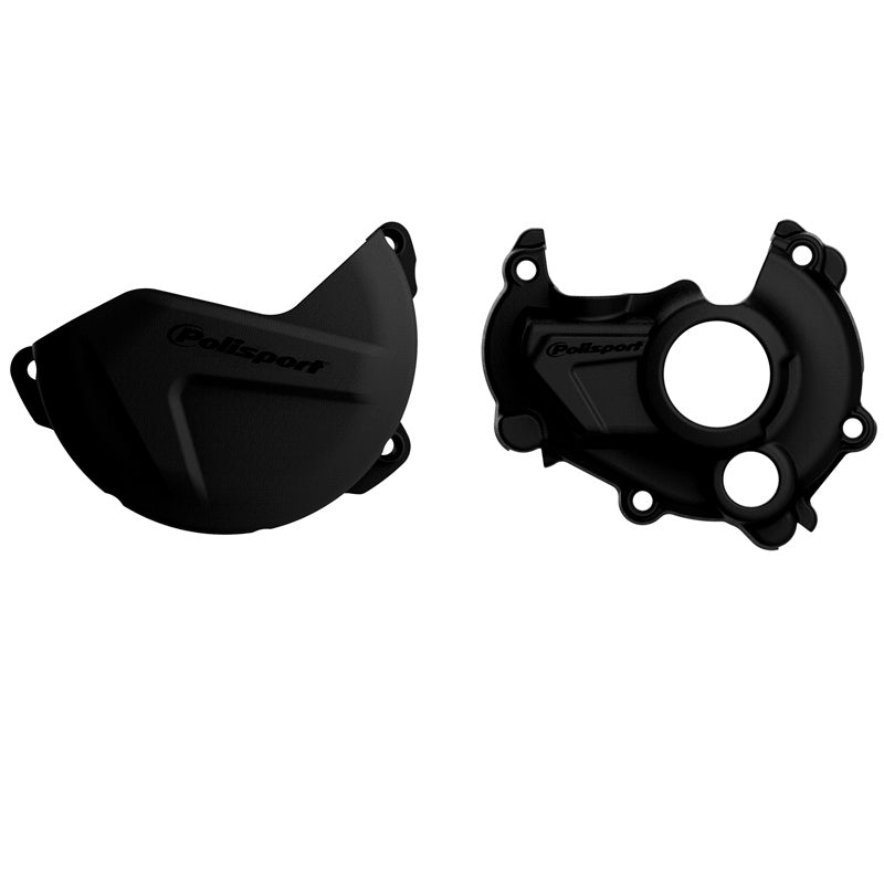 CLUTCH & IGNITION COVER PROTECTOR KIT YAMAHA (BLACK)