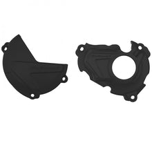 CLUTCH & IGNITION COVER PROTECTOR KIT YAMAHA (BLACK)