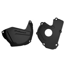 CLUTCH & IGNITION COVER PROTECTOR KIT KAWASAKI (BLACK)