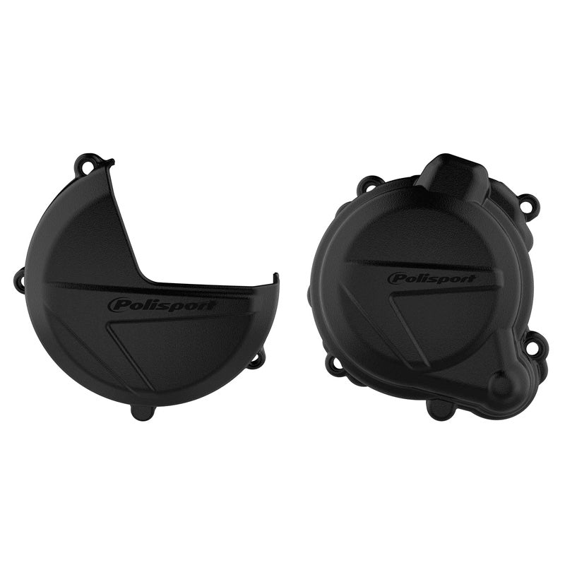 CLUTCH & IGNITION COVER PROTECTOR KIT BETA (BLACK)