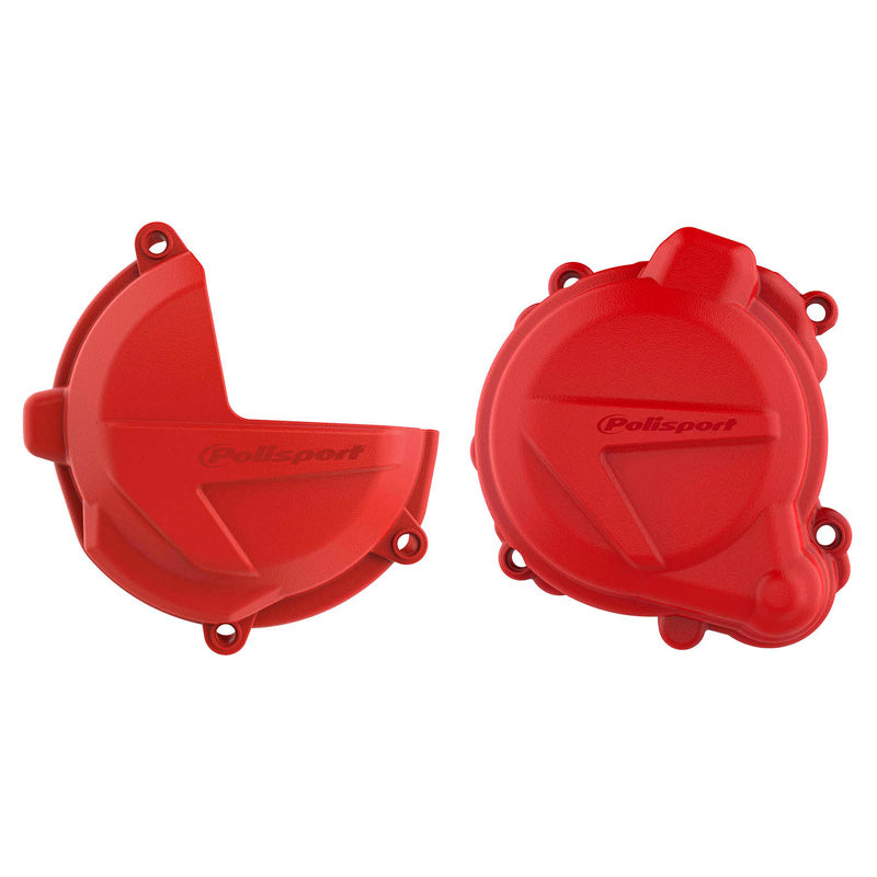 CLUTCH & IGNITION COVER PROTECTOR KIT BETA (RED)