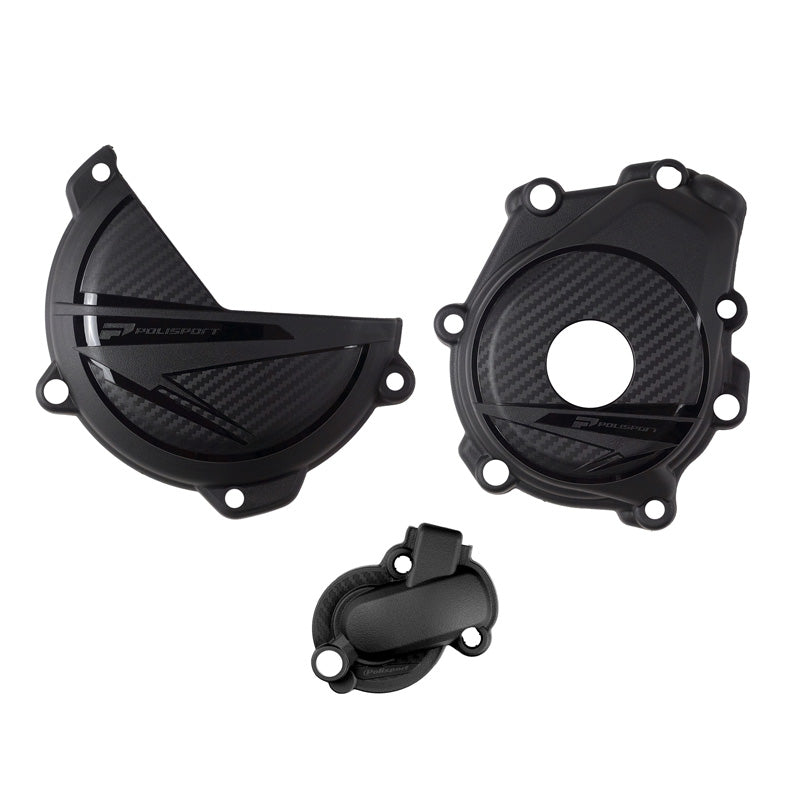 ENGINE COVERS PROTECTION KIT KTM (BLACK)