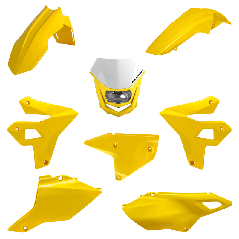 RESTY KIT SUZ DR-Z400 00-25 (YELLOW) W/ MASK
