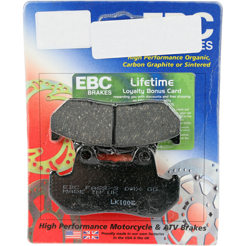 FA69/3 ORGANIC SERIES BRAKE PAD SET EBC