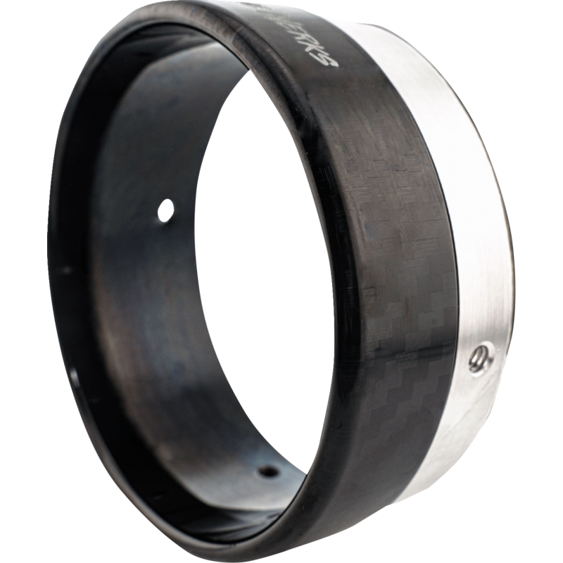 4.50"  Billet Cut Tip - Carbon Pattern - BLK