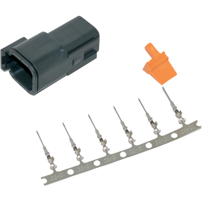 CONN KIT 6POS 74106-98BK