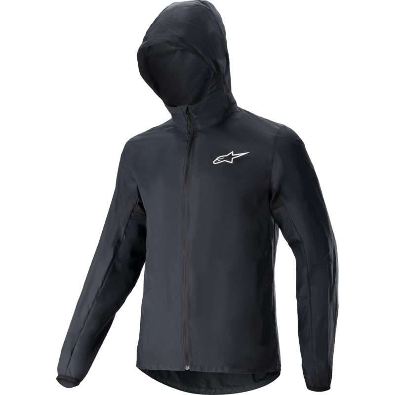 STEPPE PACKABLE WINDSHELL JACKET - M - BLACK