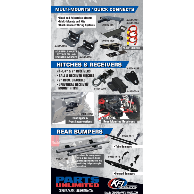 WINCH MOUNT - 1-1/4" RECEIVER